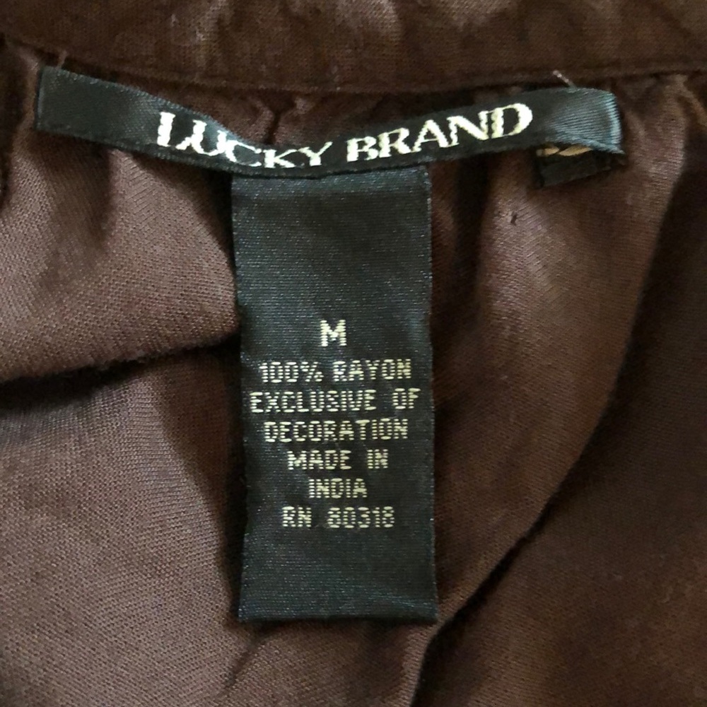 Lucky Brand brown dress medium - Picture 7 of 8